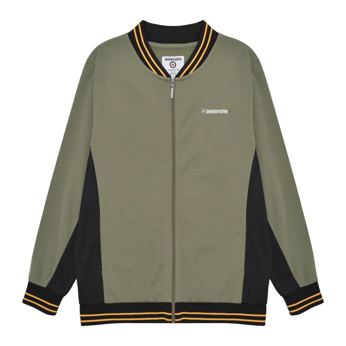 Lambretta Mens Vintage Track Bomber Jacket