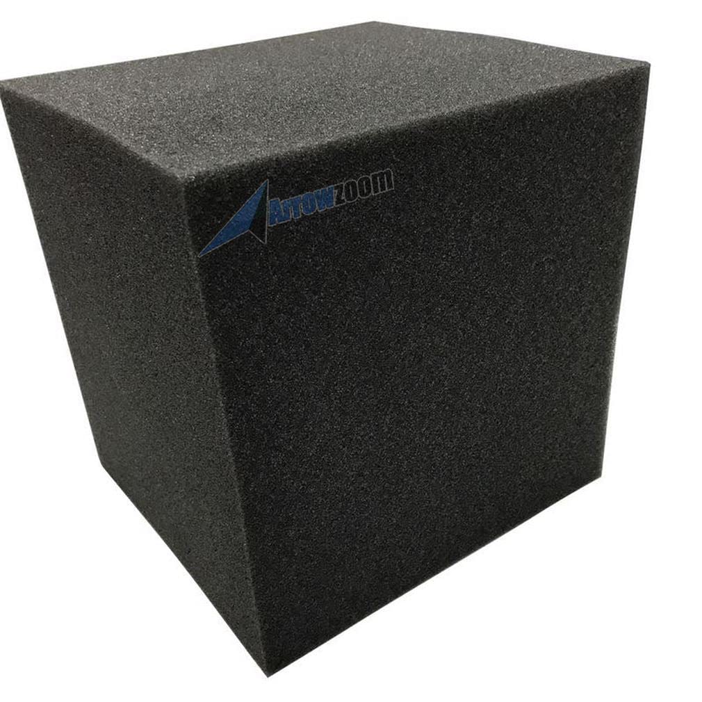 Arrowzoom 4-Pack Acoustic Bass Traps 7.8x7.8 in Black AZ1135 image 4