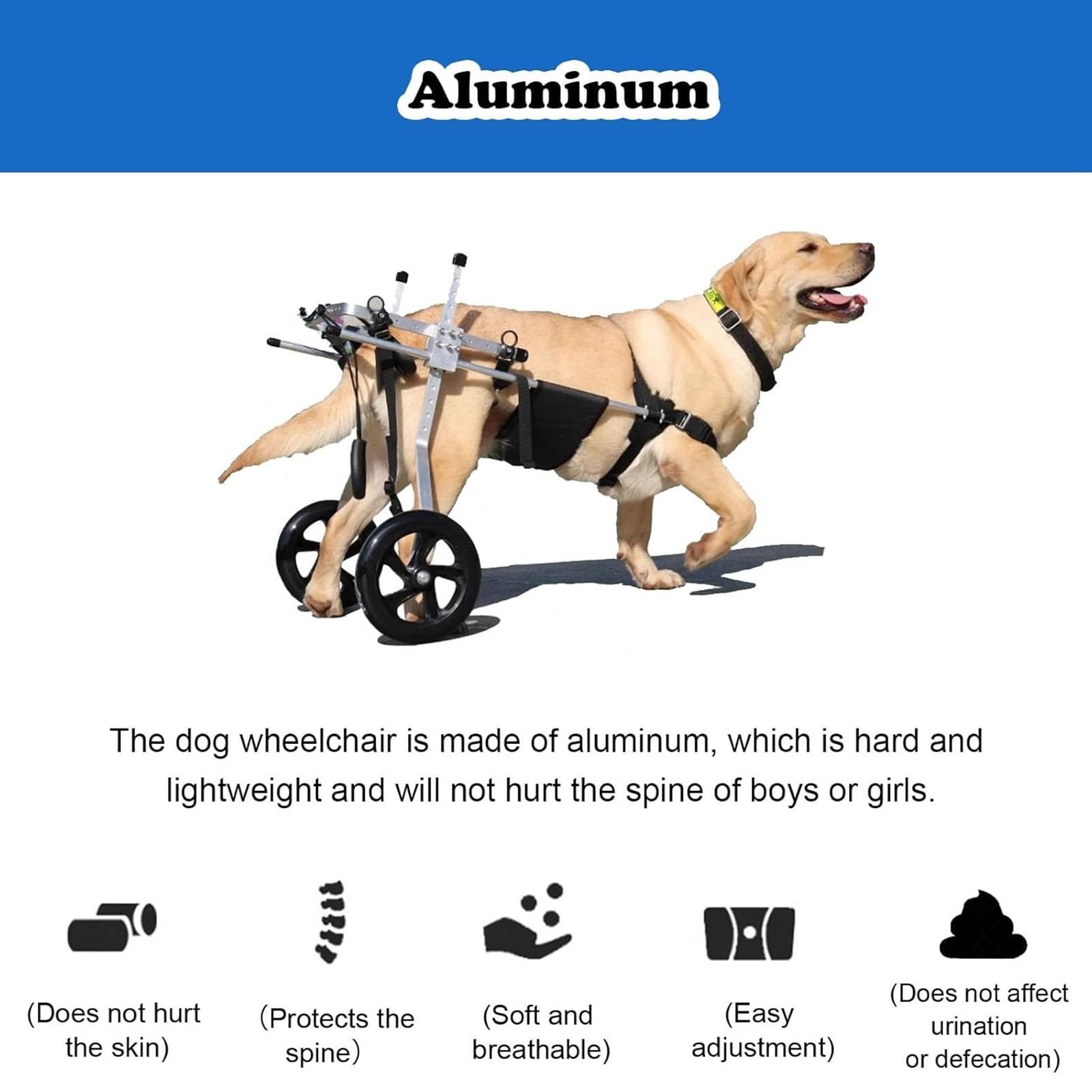 Amazon.co.jp: 犬用車椅子 M XL XXXL ペット用車椅子/犬用車椅子
