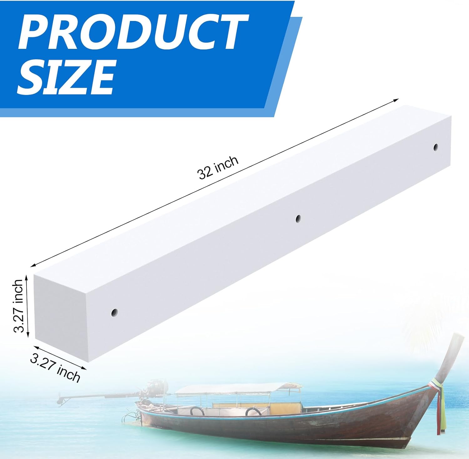 Pangda Summer Foam Dock Bumpers Dock Cushions Guard Marine Dock Bumper Pads Boat Dock Edging Accessories Boat Bumpers for Docking