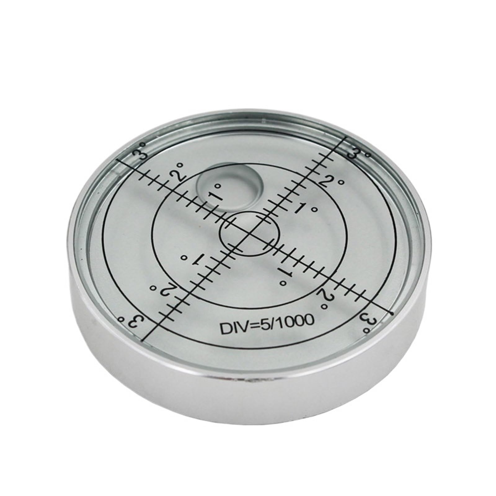 Niveau à bulle magnétique universel rond multicolore en métal, outil horizontal, diamètre 60 x 10 mm, 1 pièce