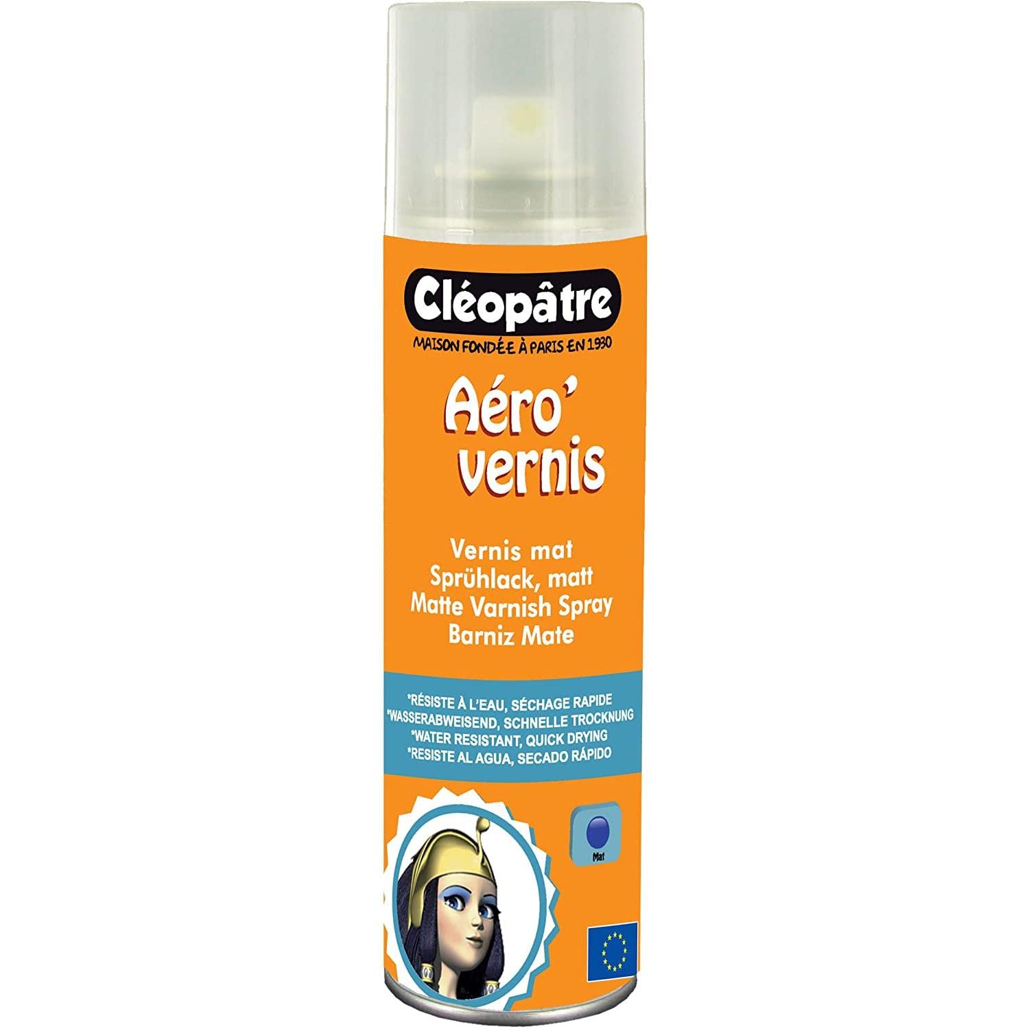 CLÉOPÂTRE Lot de 3 Sprays Aéro'Vernis mat en 250 ml