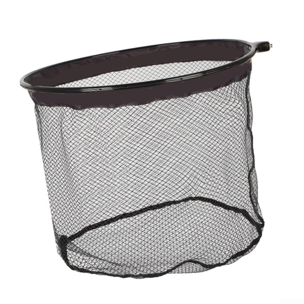 Głęboka sieć wędkarska 45 cm rama węglowo-aluminiowa do użytku nocnego | Obręcz 45 cm, głębokość 35 cm, mieszanka węglowo-aluminiowa, gotowa do wędkowania nocnego, zoptymalizowana pod kątem czerni