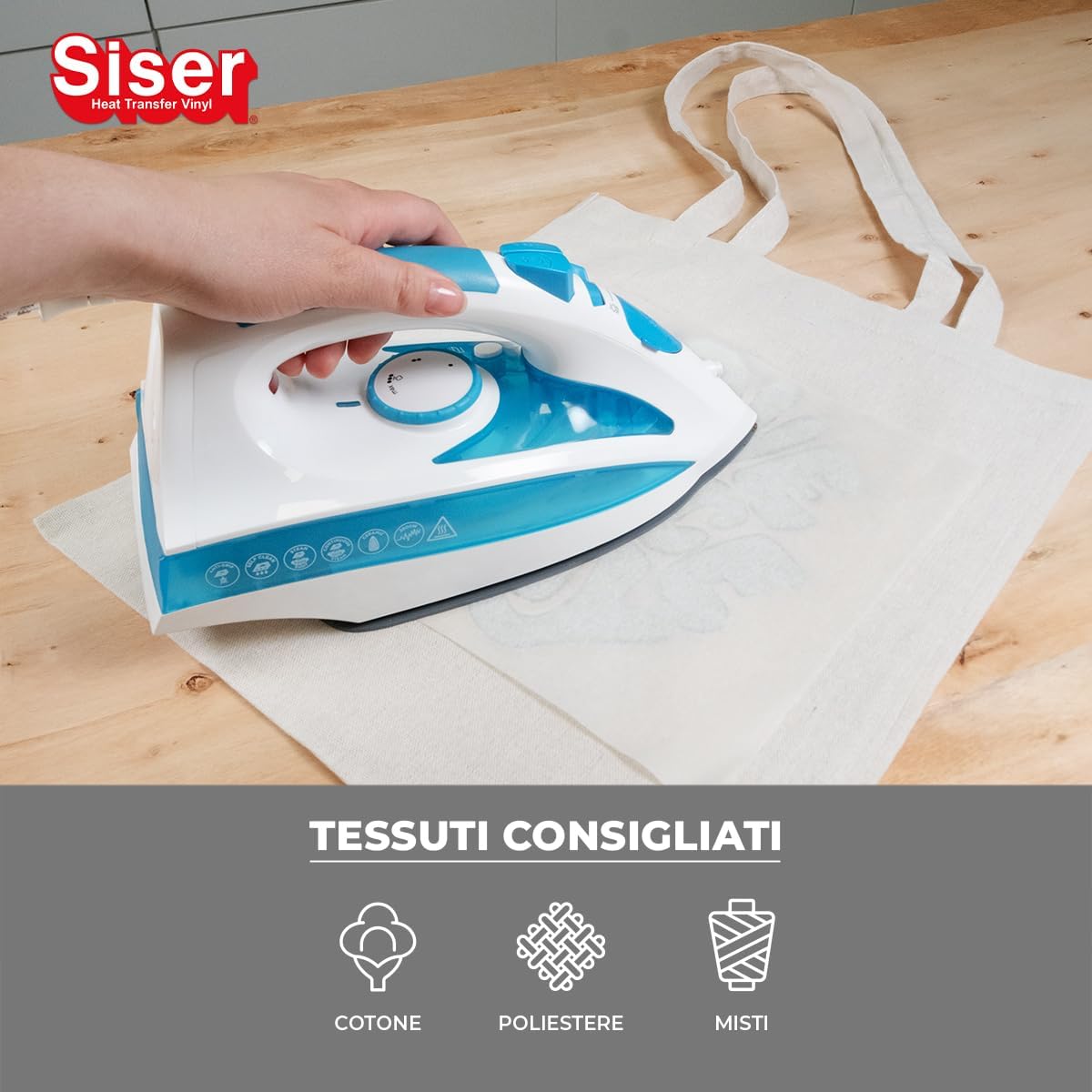 Siser Stripflock PRO White, 30 cm x 0.5 m, Heat Transferable Flocked Thermal Transfer Vinyl for Customising Fabrics, Clothing and Accessories, Craft Items, Easy to Cut