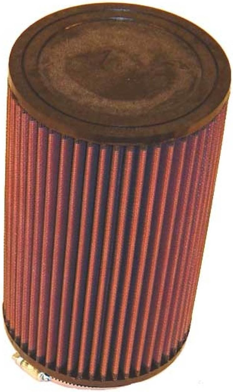K&N High-Flow Original Lifetime Universal Clamp-On Air Filter: High Performance, Premium, Washable: Flange Diameter: 3.5 In, Filter Height: 8.5 In, Flange Length: 0.625 In, Shape: Round, RU-1785