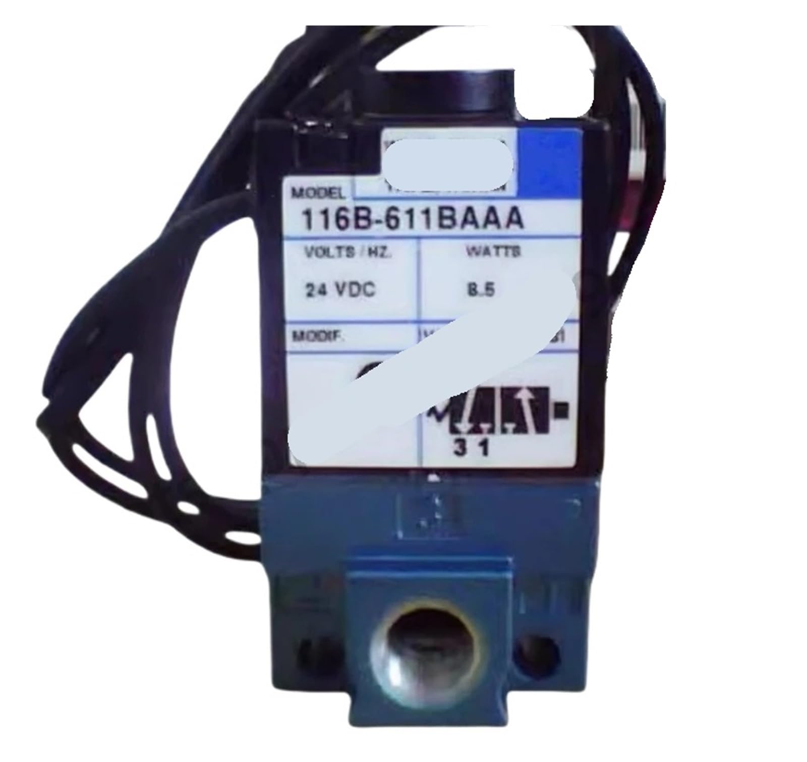 Électrovanne 116B-591BAAA et modèles 116B-121BAAA pour circuits industriels