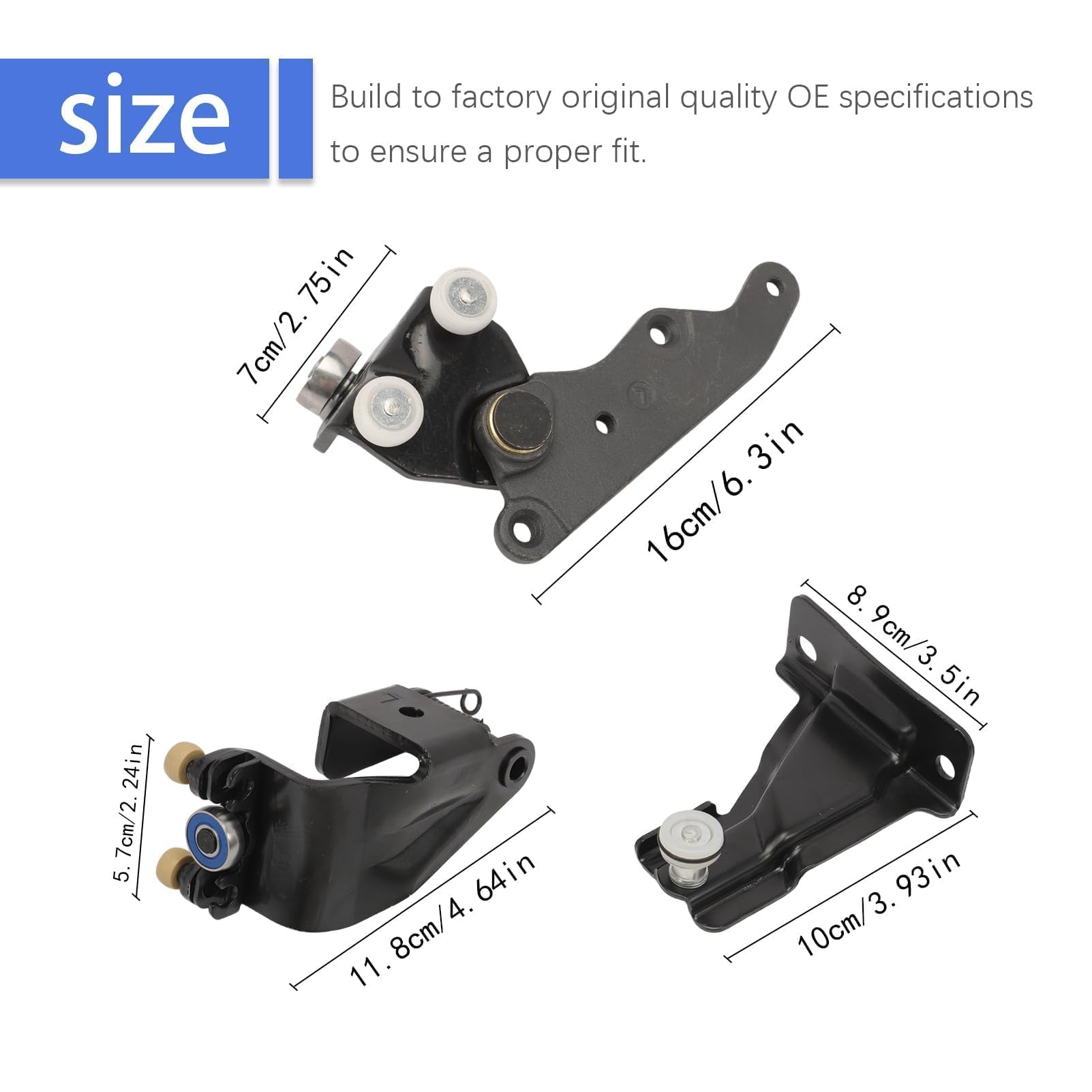 Amazon.com: NFSpeeding 1 Set 3 Pcs Rear Left Sliding Door Roller