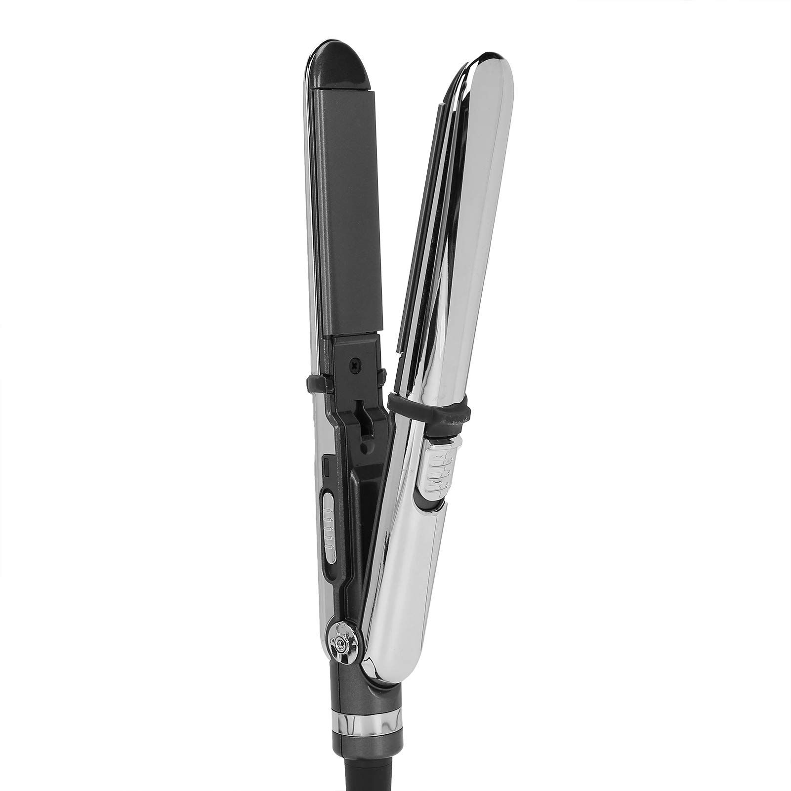 Hair Curling Iron, Anti‑Scalding One‑Button(Gray, British regulatory)