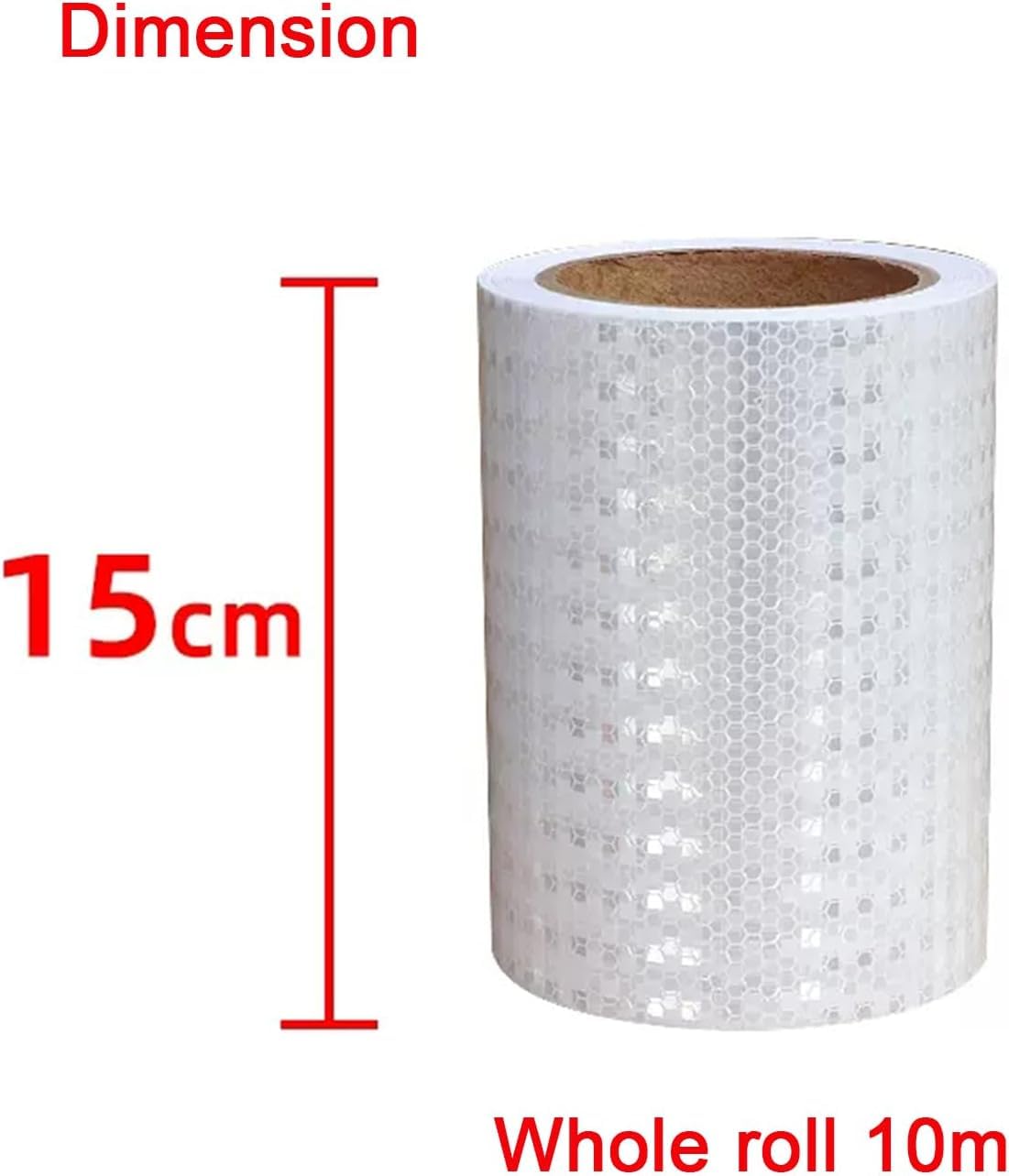 Taśma odblaskowa bezpieczeństwa Odblaskowa taśma ostrzegawcza samoprzylepna 15 cm x 10 m, wielokolorowa(Wit)