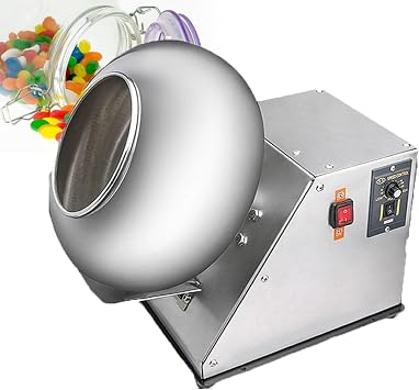 Automatic Tablet Coating MachineAutomatic Candy Polishing Machine/Chocolate Glaze Machine with Capacity of Sugar Polisher for Coloring, Drying, Polishing, Coating, Sugar, Chocolate, Nuts