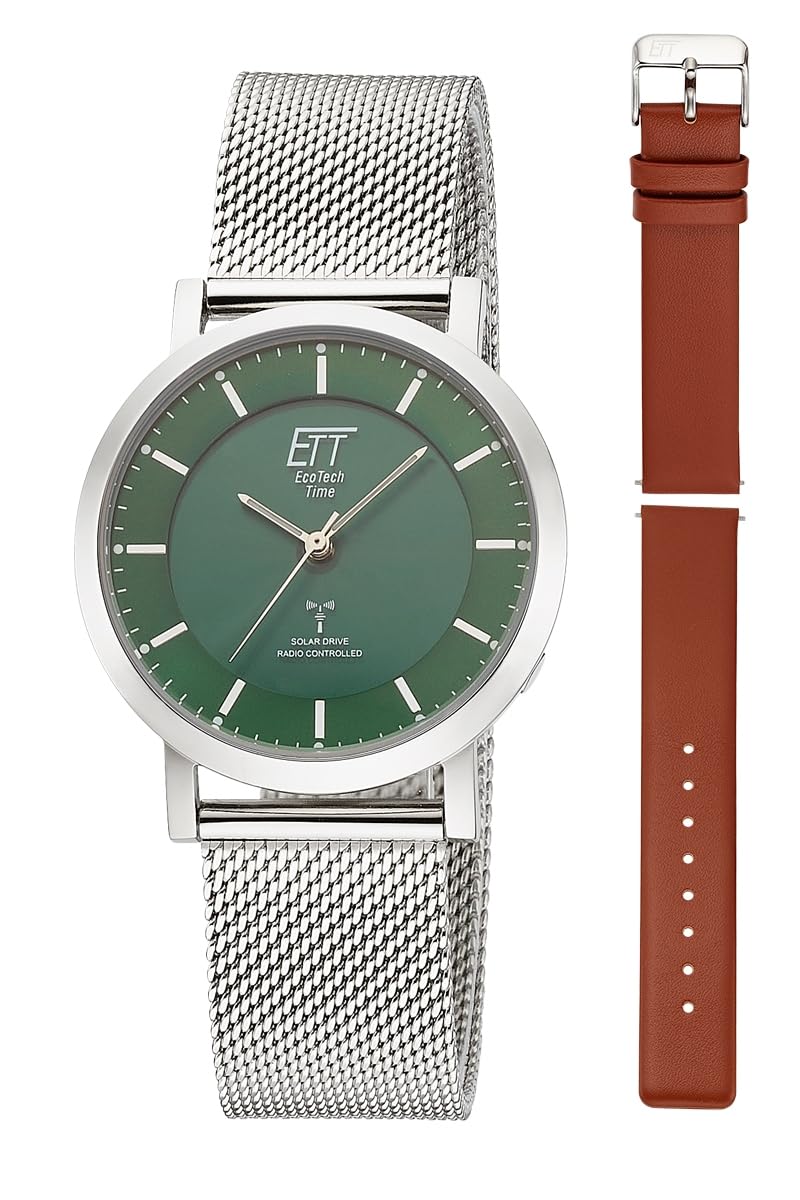 ETT Eco Tech Time Funk-Solar Orologio Professional Worldtimer Titan