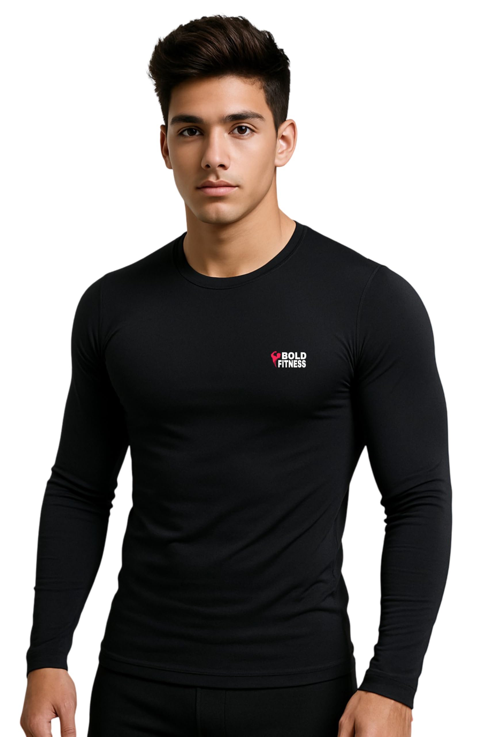 Men Full Sleeve Compression Regular Fit T-Shirt - Athletic Base Layer Tights for Fitness