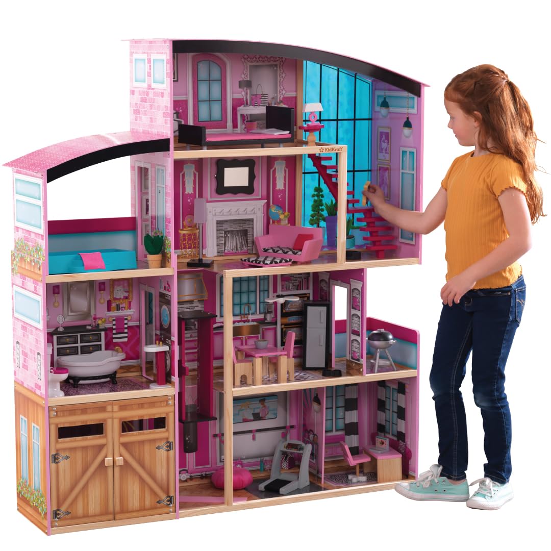 Maison de barbie en bois kidkraft hot sale