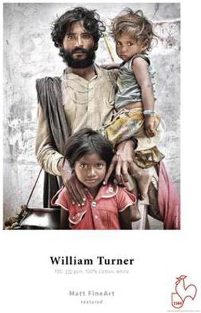 Hahnemhle William Turner Matt Fine Art Paper - 310 gsm (17 x 22.0", 25 Sheets)