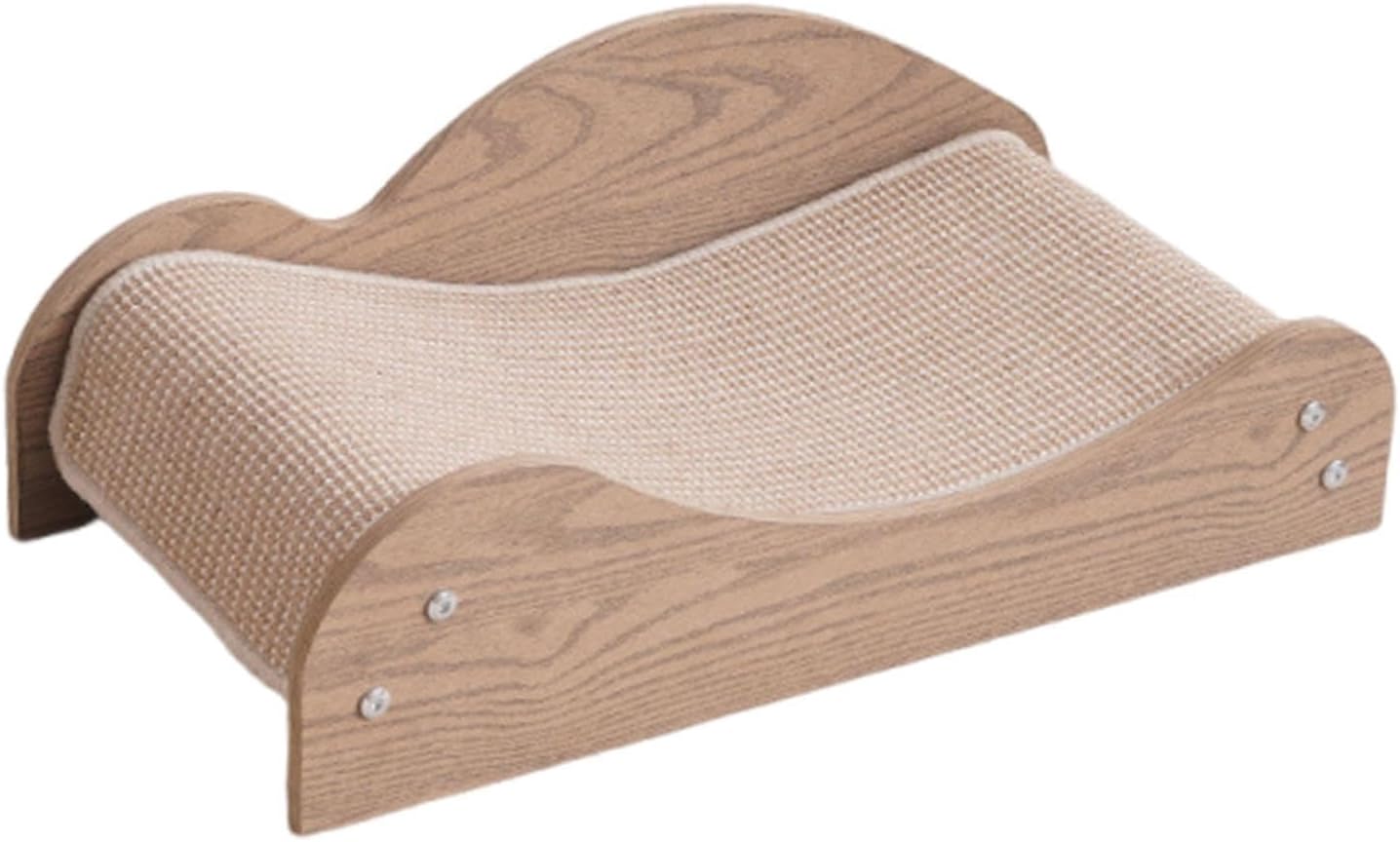 Cat Scratcher Toy Interactive Toy Exercise Wood Entertaining Claw Sharpening for Indoor Cats Chinchilla Bunny Small Animals, Style A