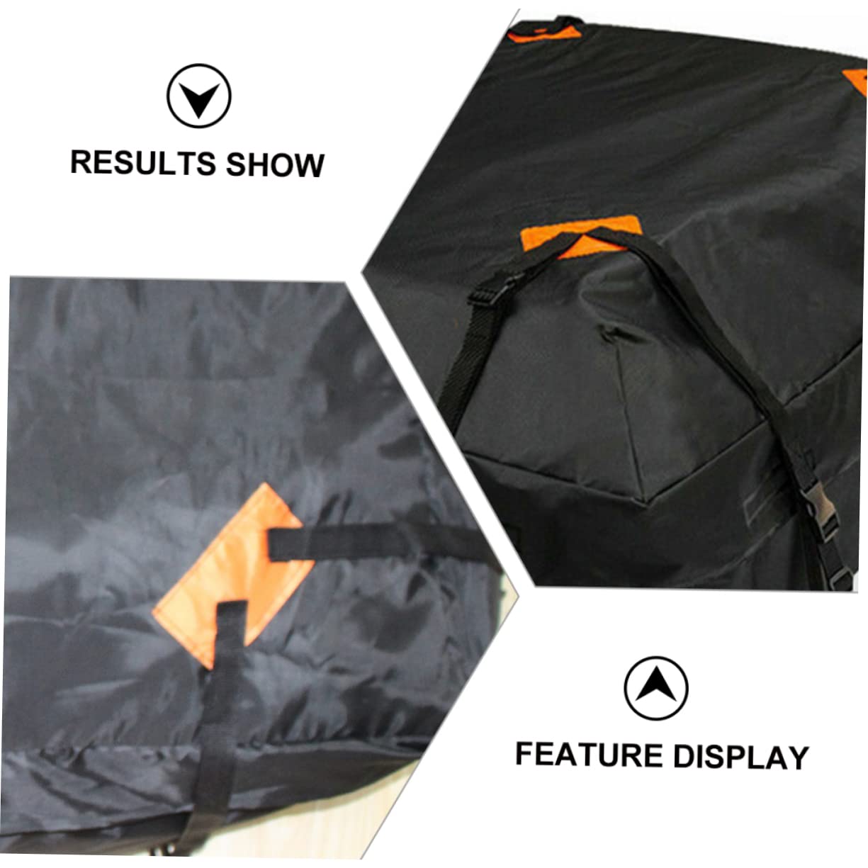 SWOOMEY 1pc Vehicle Rooftop Cargo Bag Durable Carrier for Car Storage Capacity Luggage Protector for Rain Sun and Wind