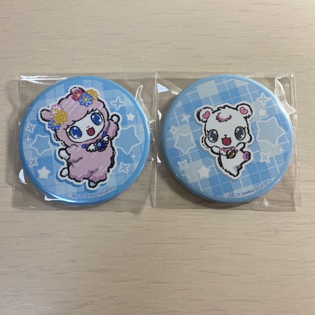 ラブラ エンジェラ ジュエルペット 楽天コレクション 缶バッジ 2点