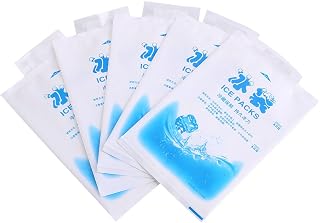 10pcs Gel Ice Packs Reusable Cold Compress Packs for Injuries, Pain Relief (200ml, 400ml, 600ml Optional)(Thicken 200ml)