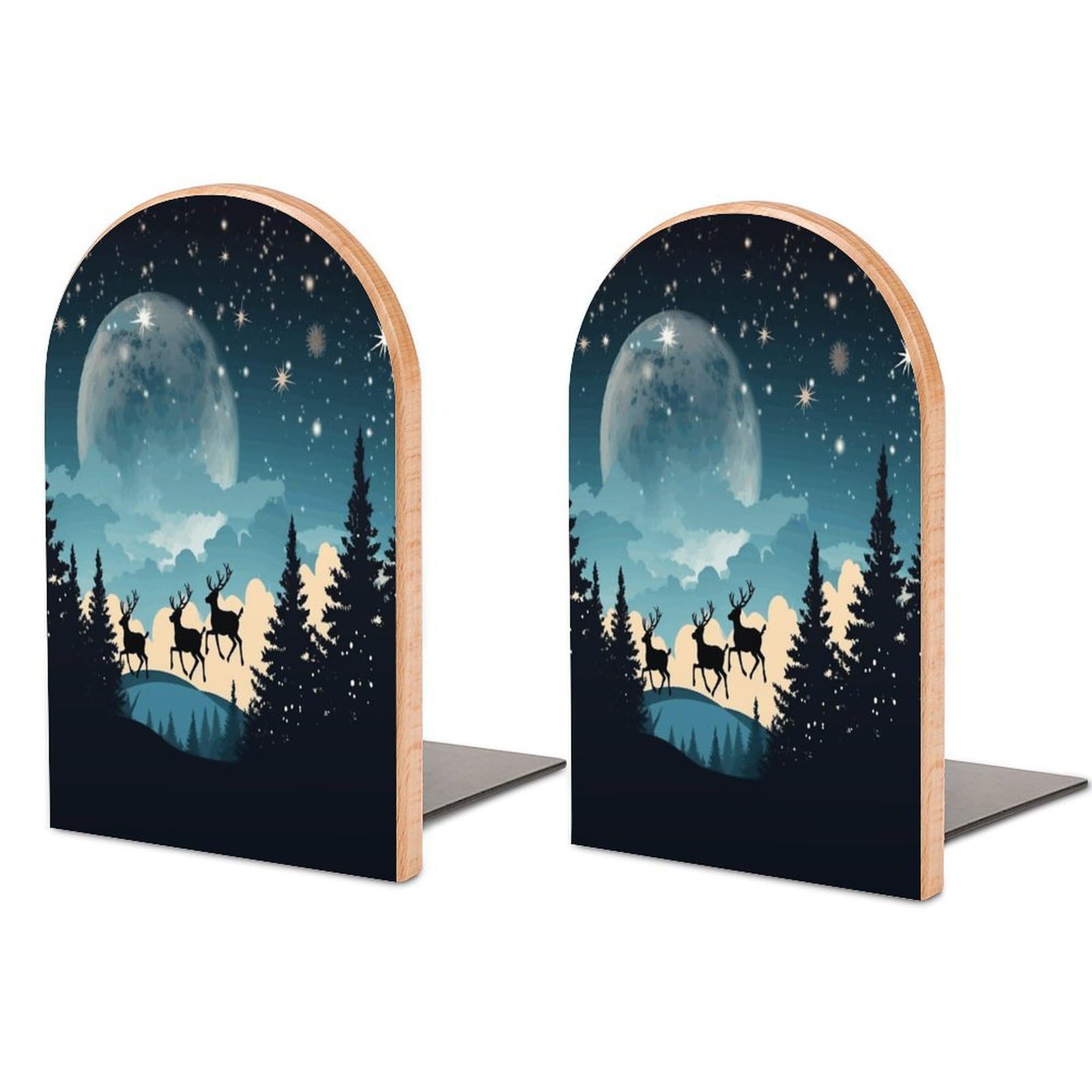Sujetalibros de Navidad decorativo para decorar el escritorio en invierno