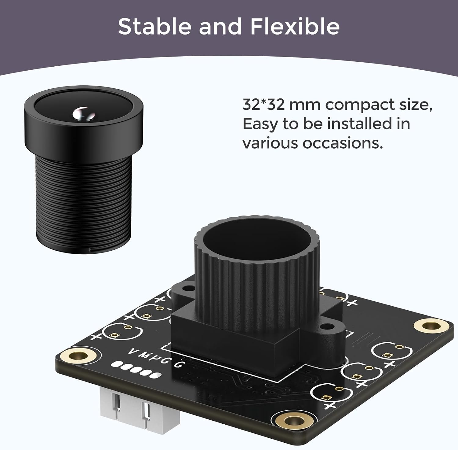 Compact 32x32mm Camera Module