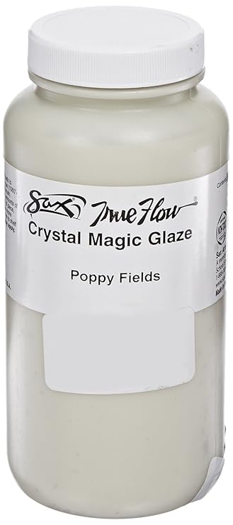 Sax True Flow Crystal Magic Glaze - 1 Pint - Poppy Fields