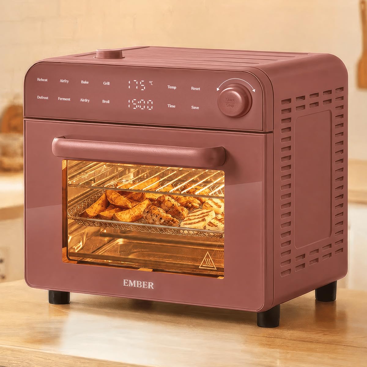 Ember MarvelOven™ 8-in-1 Smart Oven | Air Fry, Bake, Grill & Ferment | MistFlow™ Steam Technology | HexaWand™ Even Heating | Terracotta-image-4
