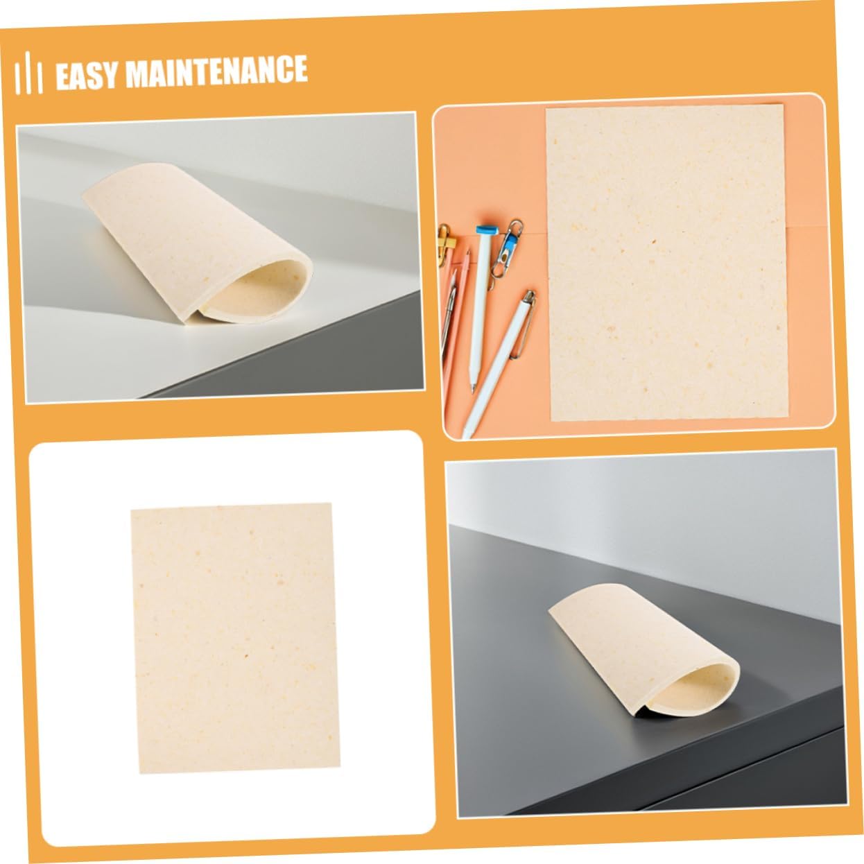 FOYTOKI 2pcs Thermal Insulation Sponge Pad for Heat Press Heat Resistant Mat for Sublimation Craft Mat Even Pressure Distribution