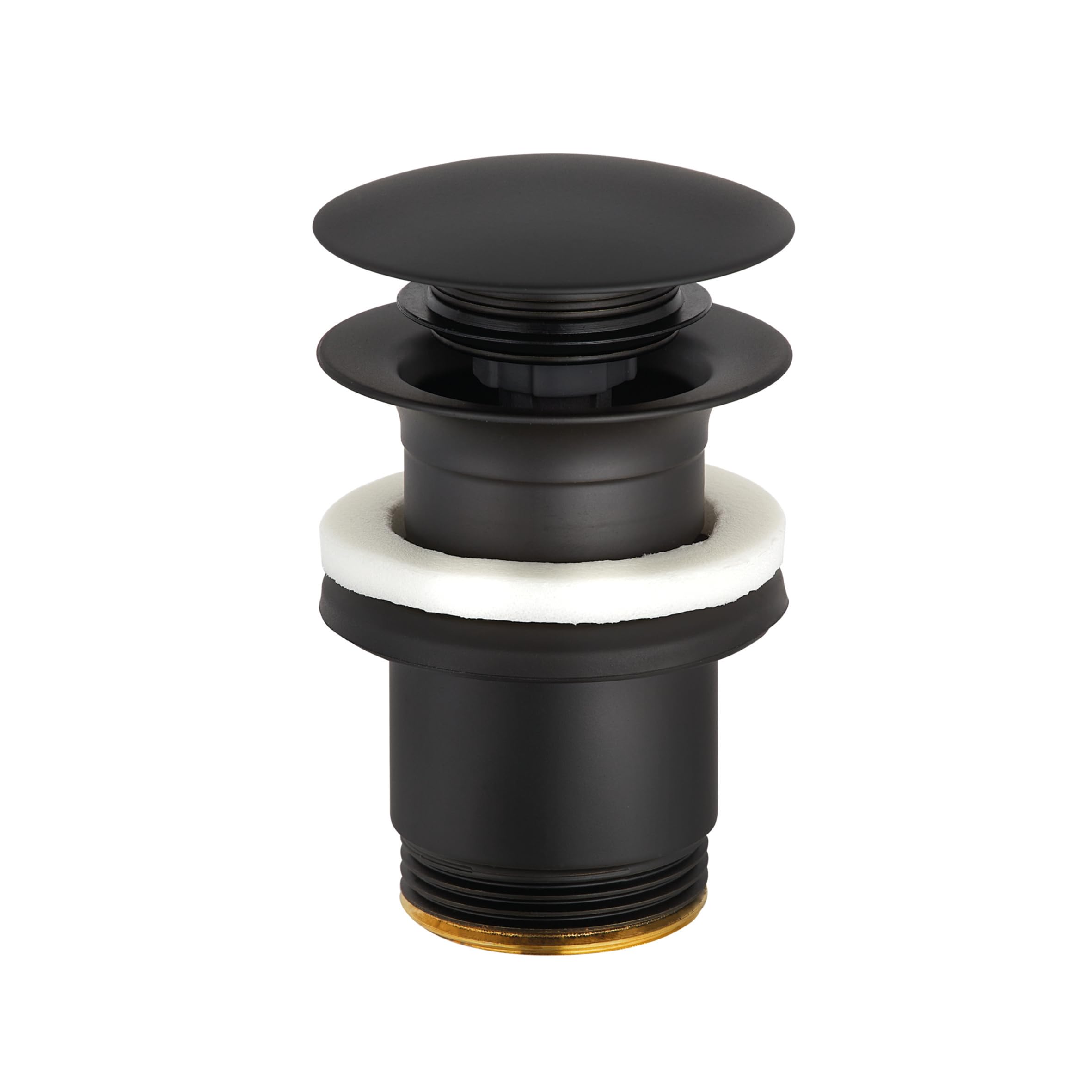 Desagüe Push Open G 1 1/4Z negro mate de Kludi