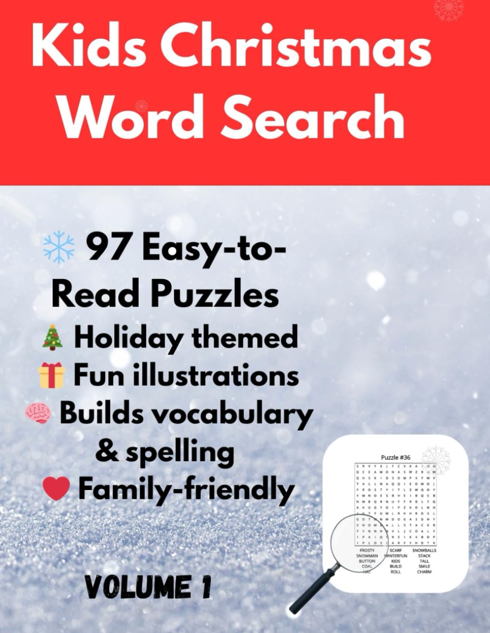 Kids Christmas: Word Search Puzzles & Activities