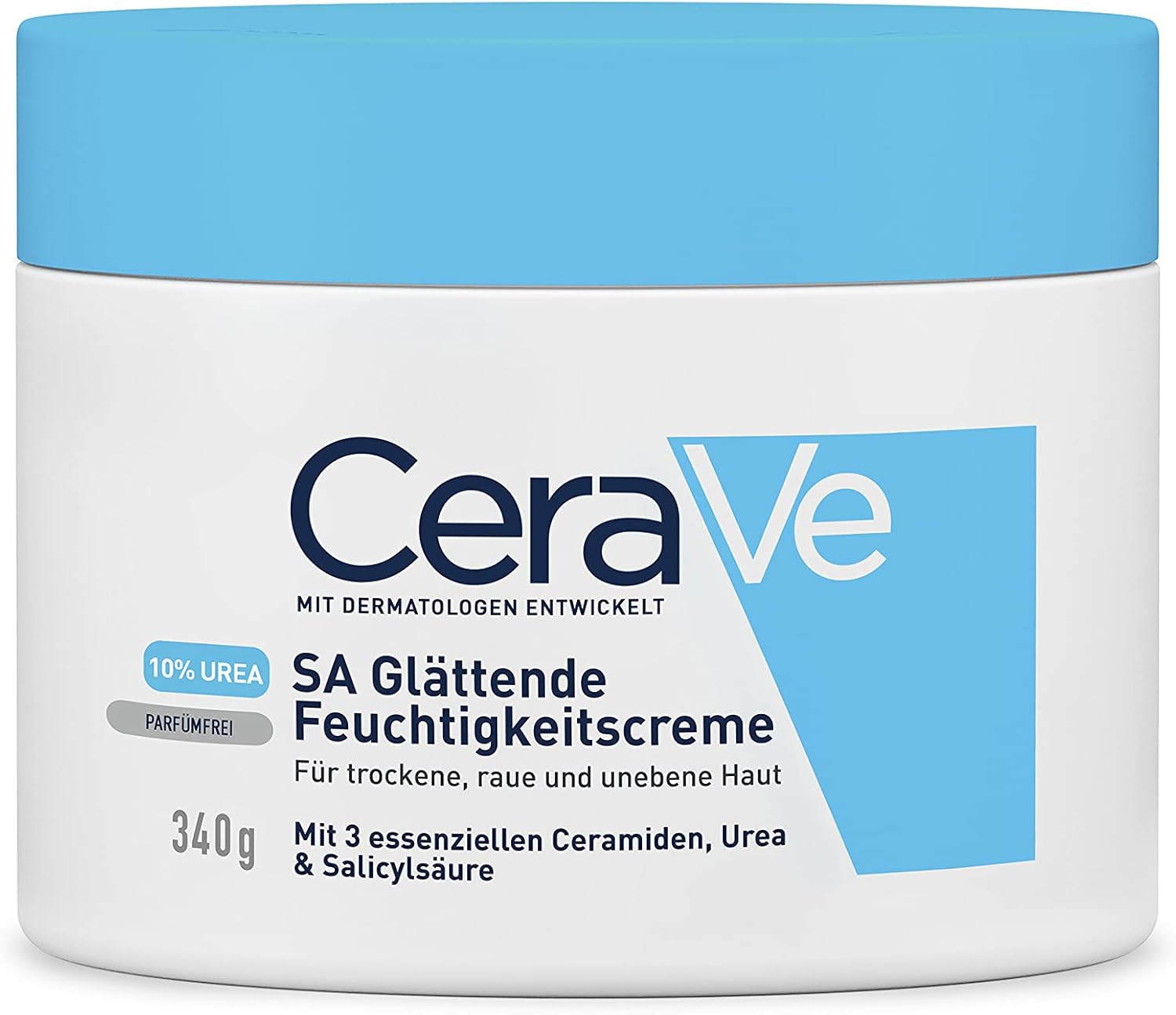CeraVe SA Urea Smoothing Moisturising Cream for Dry, Rough and Uneven