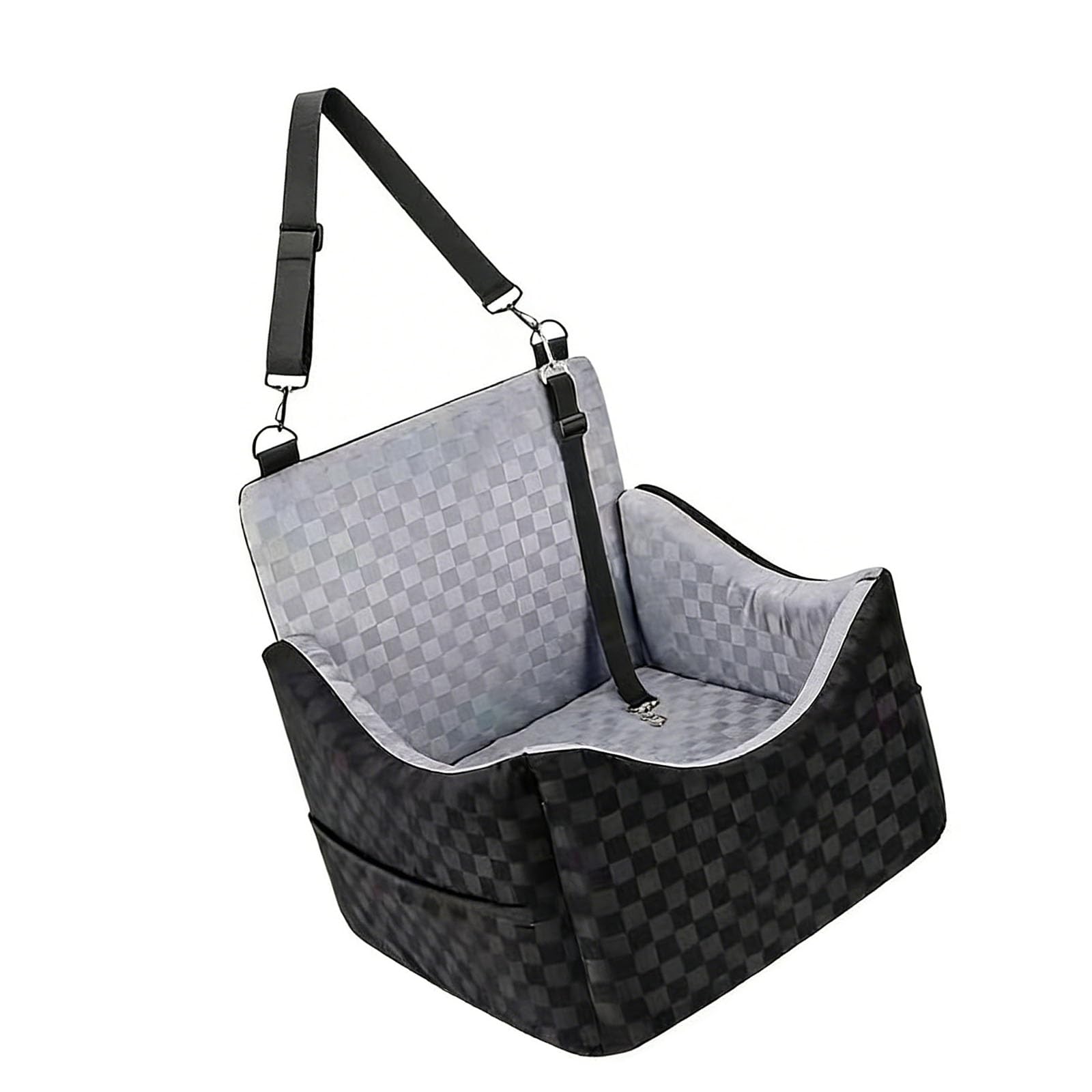 Lit pour petits chiens et chats imperméable - Panier de voyage confortable en éponge