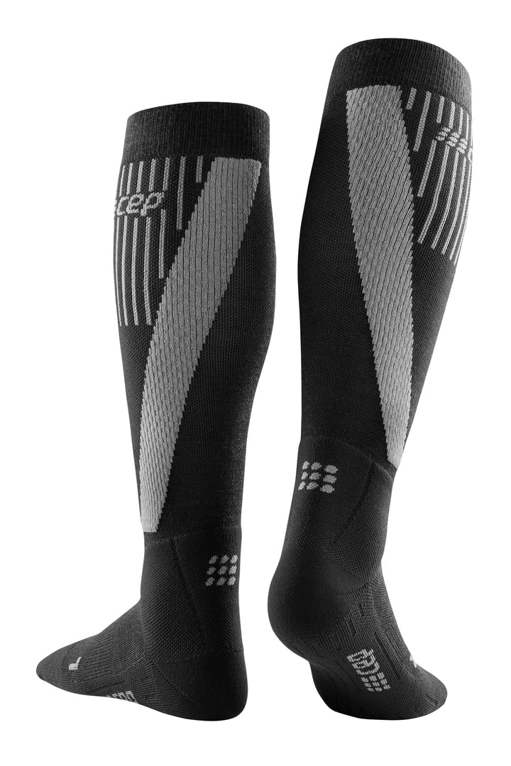 CEP Damen Cold Wheater Socks Laufbekleidung Kompressions-Socken Schwarz - Iv