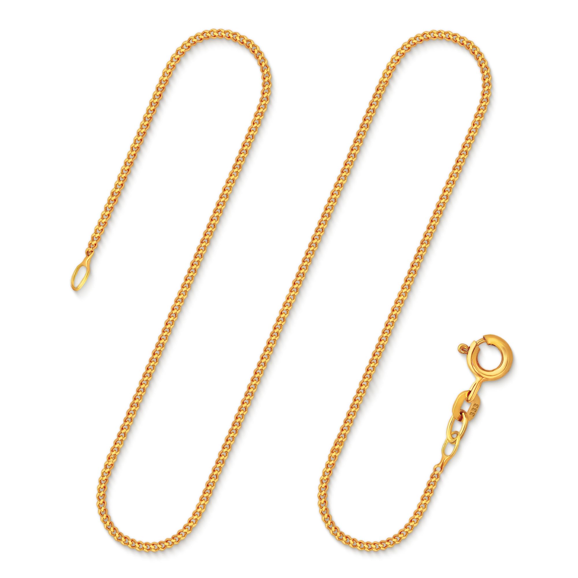 EDELIND Goldkette Damen 333 585 Echtgold Panzerkette 1.4 mm auch 375 750 mit stilvoller Geschenkbox