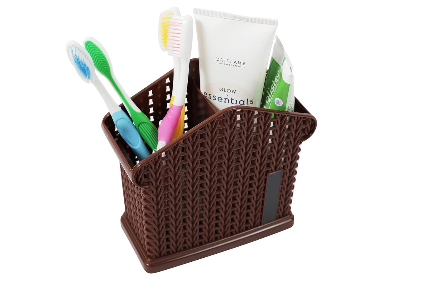 Nayasa Plastic Toothbrush Holder Stand for Bathroom/Table Cutlery Stand for Kitchen for Multipurpose Storage Use with Wall Mounted Arrangement-image-18