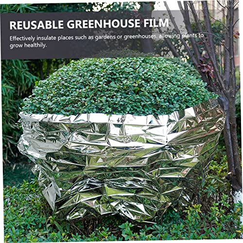 Yardwe Green Plants Outdoor Teepee Winter Tent Mylar Film For Grow Room Reflective Mylar Roll Mylar Plants Reflective Panels Garden Film Gardening Present Light Reflective Film Reflector #TOP2