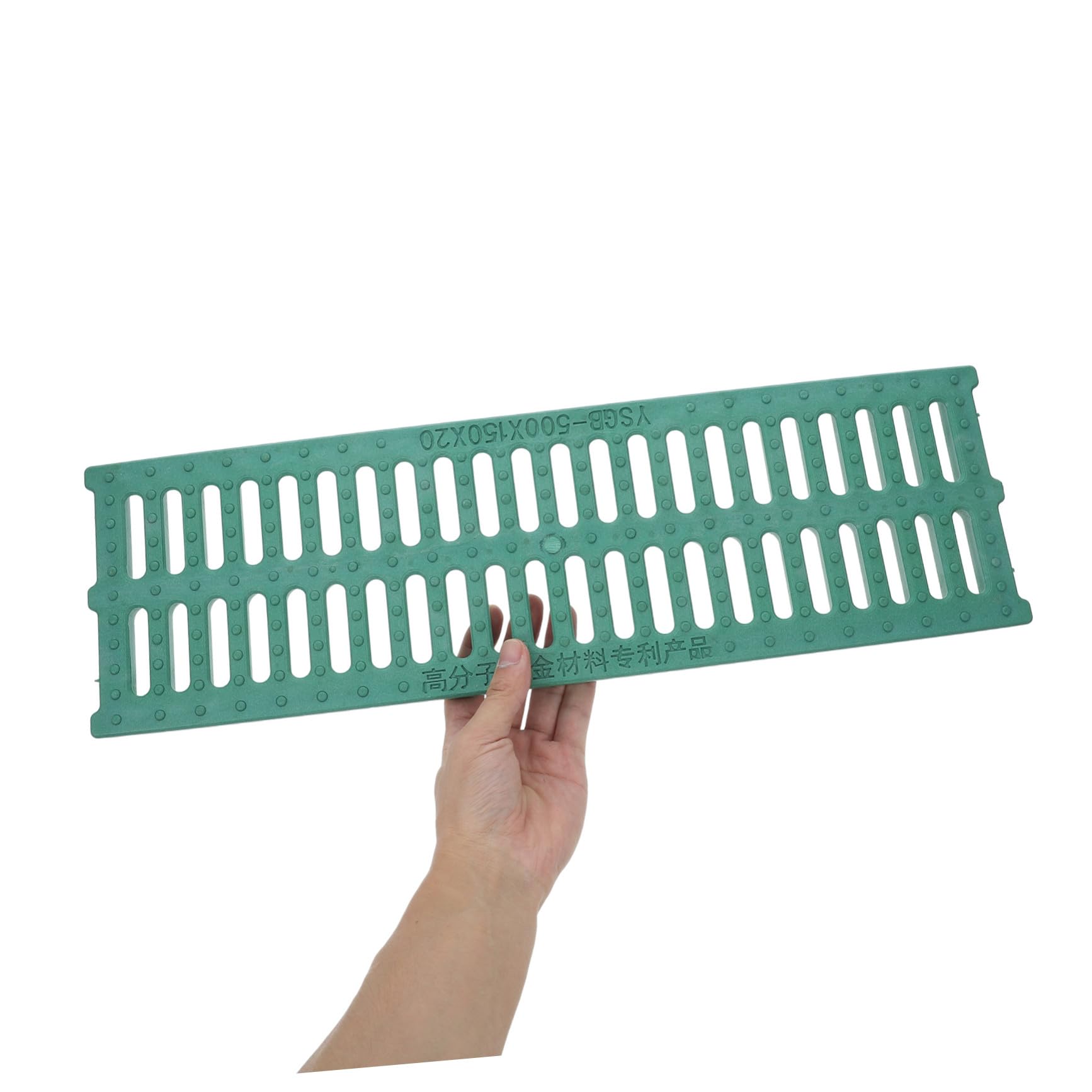 Ciężkie osłony odpływowe z żywicy Du, plastikowe płyty do rusztu kanalizacyjnego do kuchni i na zewnątrz, 150 x 500 x 20 mm, odporne na korozję i łatwa instalacja