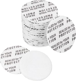 PATIKIL 23mm/0.91" Foam Lid Liner Adhesive Round PS Seals 80Pcs
