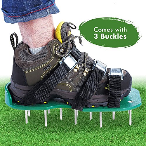 ubest Aerating Sandals Aerator Spike Shoes for Lawn Universal Size Fits All