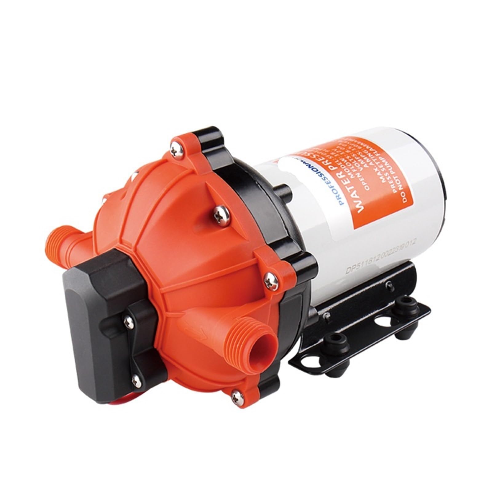 Diaphragm Pump, Self Priming Diaphragm Water Pump Inline Booster for RV Marine Boat Caravan Home Supply System(12v)