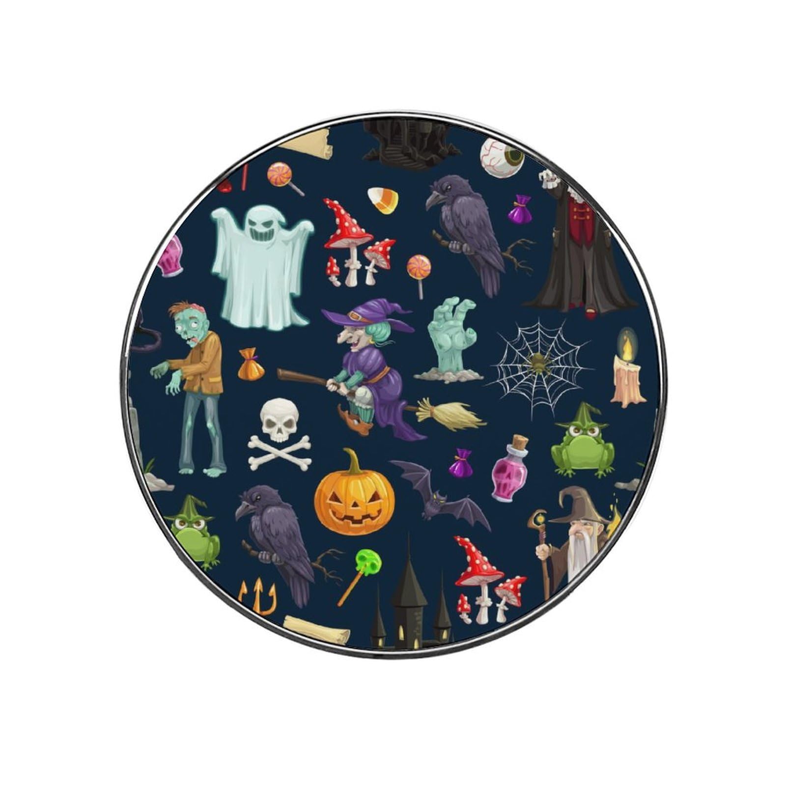 Halloween Alloy Fridge Magnet For Office Cabinet Refrigerator Whiteboard Photo