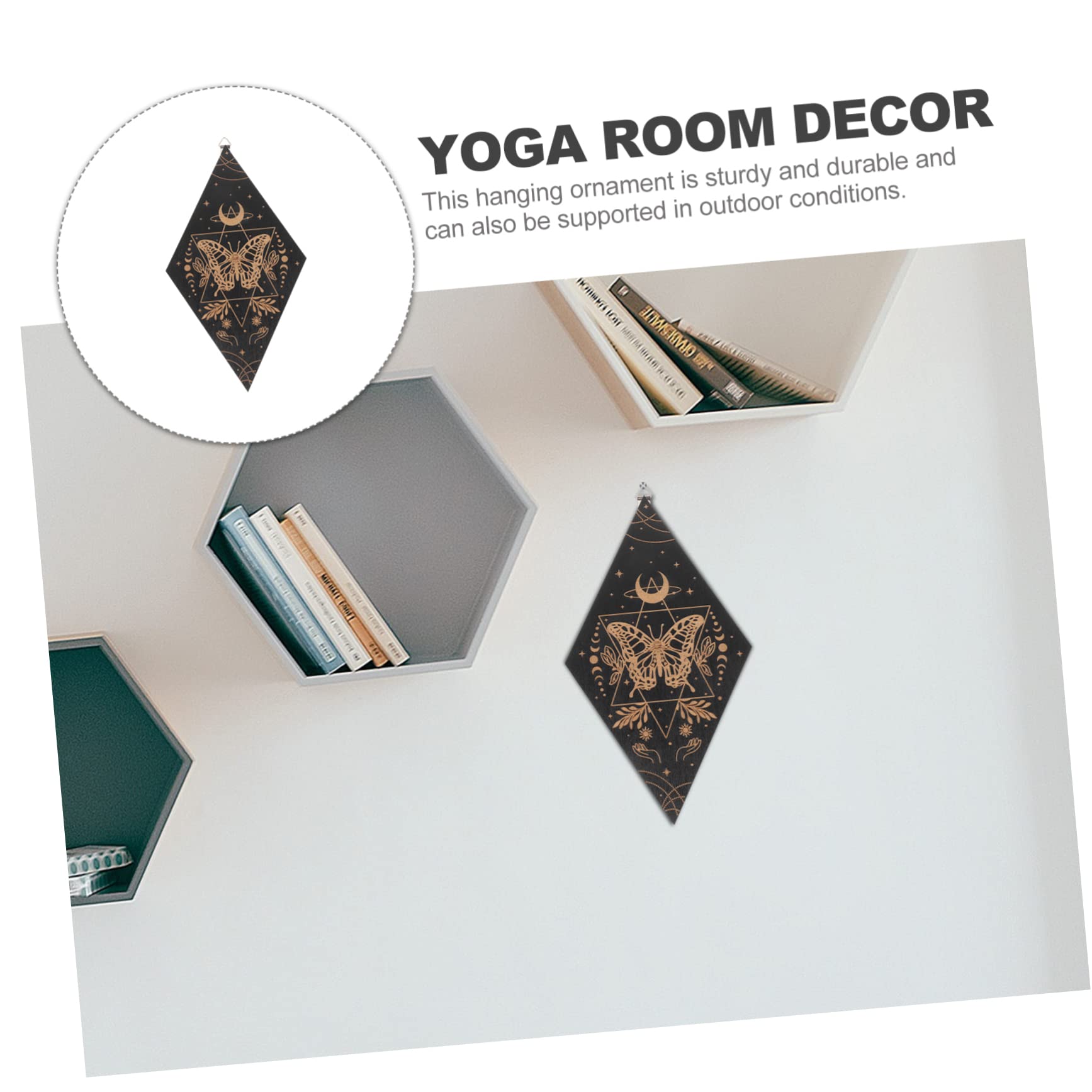 Yardwe 4pezzi Decorazione Murale Bohemien Con Sole e Arte Da Appendere Per Yoga e Decorazione Casa Ornamento Resistente e Stile Unico Per Interni Ed Esterni