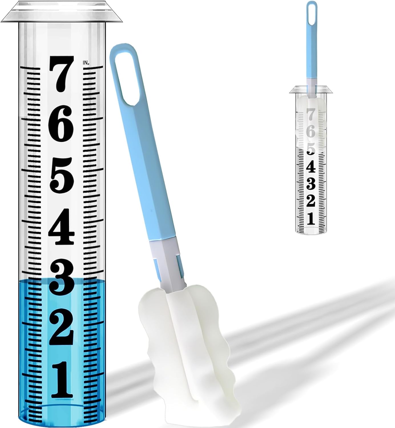 Amazon.com : Rain Gauge Replacement Tube,Accurate 7 inch Capacity Rain ...