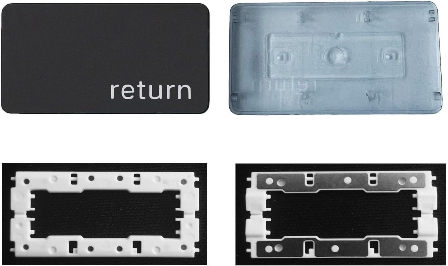 Individual Key Cap with Hinge Replacement for MacBook Pro 13 inch 15 inch Model A1706 A1707 A1708 2016-2017 Year (return Key)