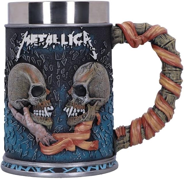 Nemesis Now Officially Licensed Metallica Sad But True Tankard 15.5cm, Blue