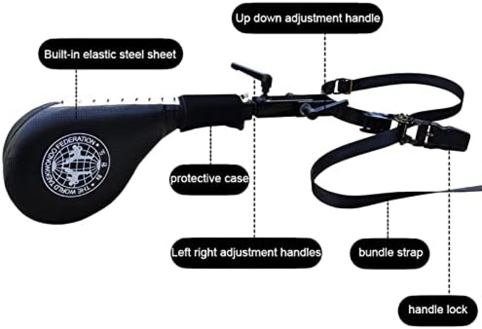 Taekwondo Kick Pads, Installer des Sacs De Sable, Attacher des Arbres, Cible De Pied De Taekwondo, Cible De Coup De Pied, Cibles Multifonctions,Picturesque234