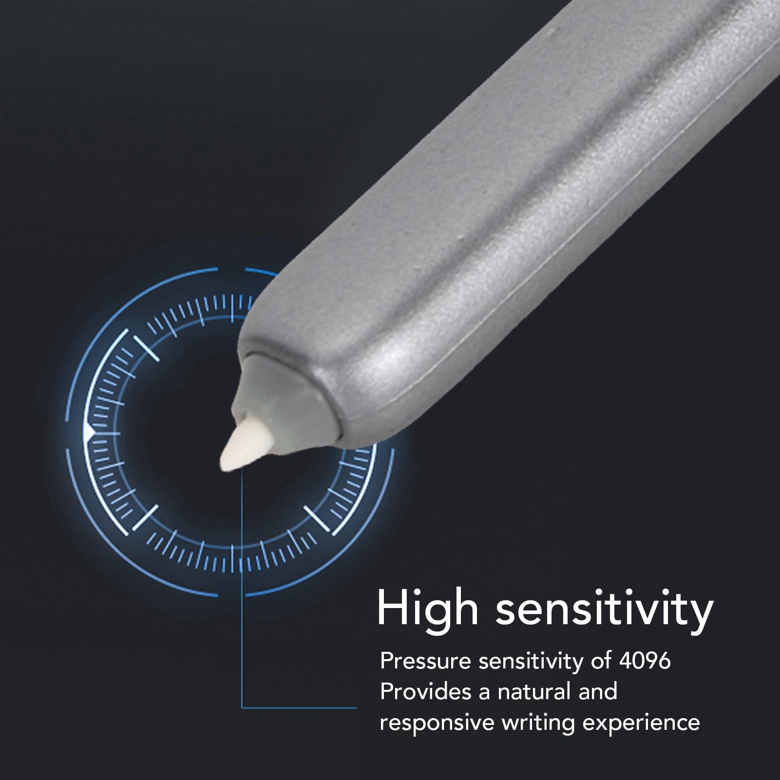 Matita Stilo, Penna Stilo Magnetica a Lunga Durata Leggera 2 Pezzi Controllo Accurato Risposta Rapida con 5 Punte per Tab S6 SM‑T860 SM‑T865 (GREY)