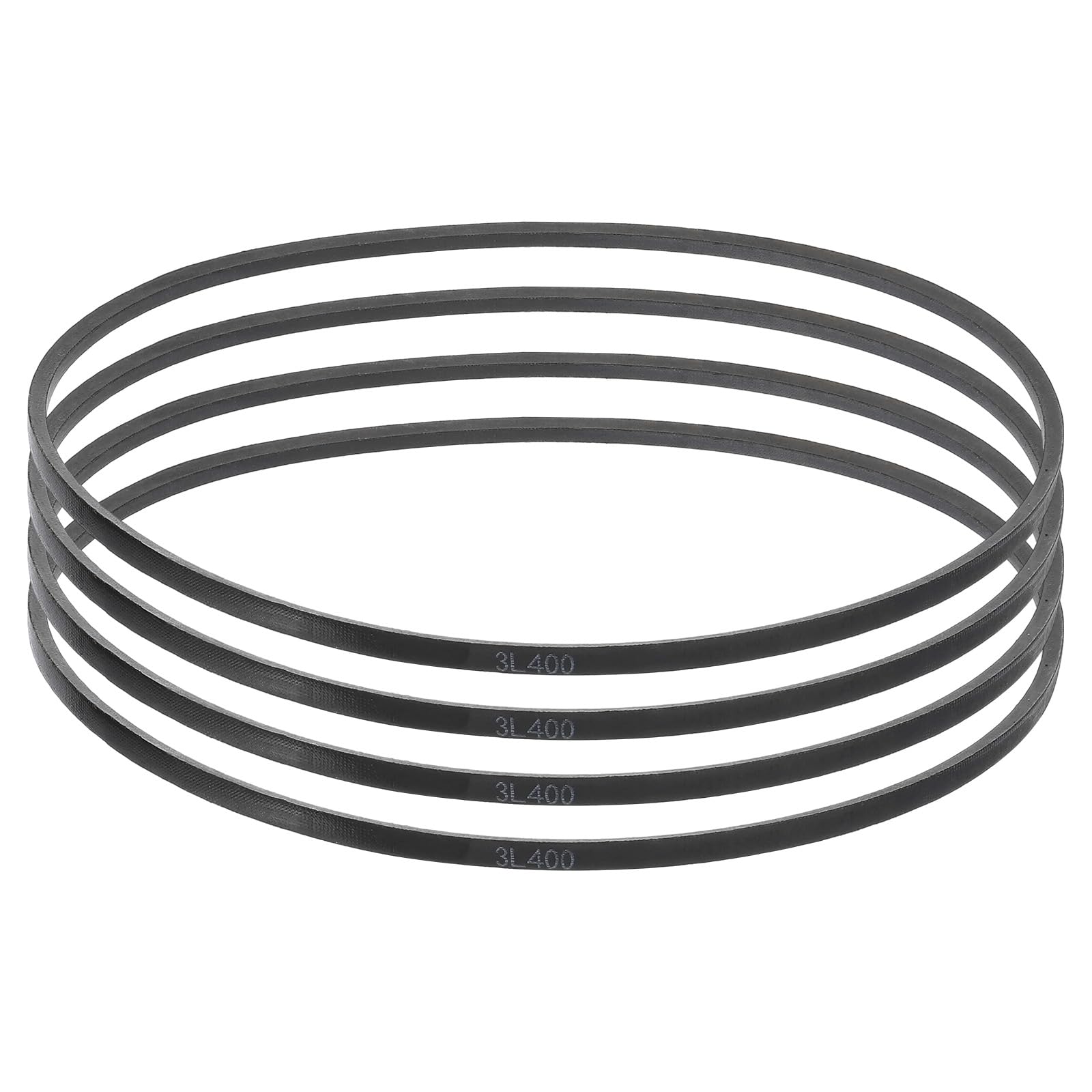 uxcell 3L240 Classic Wrapped Rubber V-Belt, 24"(610mm) Outside Circumference, 3L Profile V Belt 3/8" Width 7/32" Height — view 238