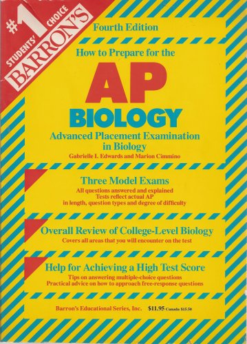 How to prepare for the AP biology advanced placement examination (Fourth Edition)