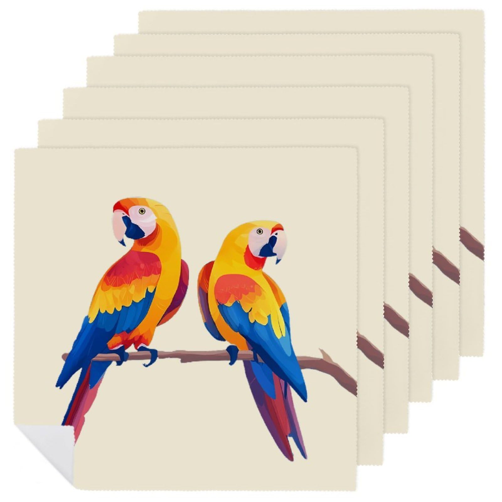 Servilletas de tela reutilizables para evitar el gasto en papel en fiestas y grandes banquetes