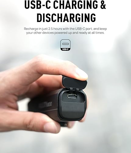 Miniatura 7 de Magicshine Allty - Luces para bicicleta de cercanías Allty 400, Allty 600, Allty 800, luz de bicicleta de carretera Allty 800, USB tipo C